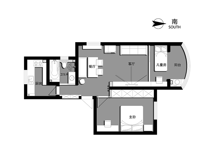 成都套餐裝修公司大晶裝飾公司|極富美感的北歐極簡風(fēng)裝修案例