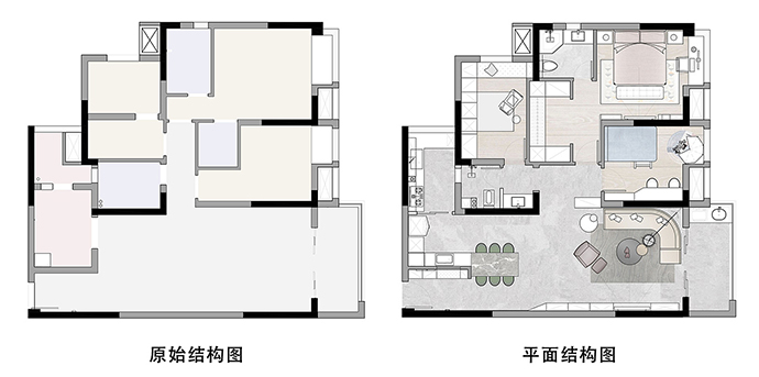 成都大晶裝飾公司|100㎡三室兩廳新房裝修 簡(jiǎn)約塑造家的歸屬感